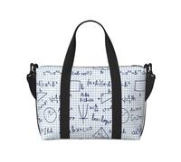 Borsa tote per computer portatile da donna, lavoro, equazione matematica, borsa da palestra per donne e uomini, borsa da viaggio a tracolla per donne e uomini, borsa da viaggio per donne e uomini