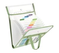 Borsa tote per documenti, borsa verticale per documenti, organizer per documenti a 13 griglie, cartella A4 per fisarmonica per aule, insegnanti, studenti, scuola, casa, viaggi, infermieristica