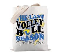 Borsa tote per il giorno della partita di pallavolo The Last Volley Ball Stagione Senior Volleyballmom Tote Bag, Borsa da pallavolo