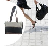 Borsa tote per laptop da donna con scomparto per il pranzo isolato, borsa