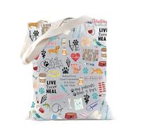 Borsa tote per veterinario veterinario per veterinario medico veterinario tecnico regalo veterinario tecnico regalo veterinario regalo di laurea medicina veterinaria regalo, Borsa Vet Tech, medium