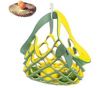 Borsa tote pieghevole in pelle fatta a mano, borsa a rete 2 in 1, cuscino pieghevole e borsa per la spesa, robusta e resistente, adatta per spiaggia, scuola, palestra