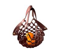 Borsa tote pieghevole in pelle | Unica stampa leopardata fatta a mano | Borsa per la spesa alla moda ritagliata | Elegante borsa da mercato da donna, D, 1