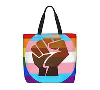 Borsa Tote Pride Month Lgbtq Gay Pride Ally Borsa Da Piscina Personalizzata Riutilizzabile Borsone Da Viaggio, Per Shopping, Donna, Yoga