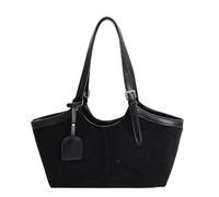 Borsa tote retrò alla moda per le donne in finta pelle scamosciata borsa da donna di lusso grande capacità in finta pelle scamosciata borse a tracolla per lavoro, lavoro, scuola, università, viaggi