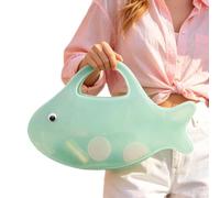 Borsa Tote Sacca A Mano Impermeabile A Forma Di Pesce Semi-Trasparente | Borse Tote Jelly Per Donne, Ragazze, Adolescenti E Adulti, Per Outdoor, Spiaggia, Piscina, Feste E Viaggi.
