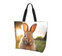 Borsa tote stampata con topini, borsa a tracolla, adatta per viaggi, spiaggia e shopping quotidiano.