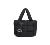 Borsa tote trapuntata a sbuffo da donna, borsa a tracolla grande e leggera con una sensazione morbida come una nuvola, borsa stile piumino for gite casual e viaggi del fine settimana(Black)