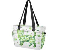 Borsa tote trapuntata pratica giorno gatti santi