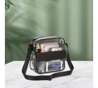 Borsa tote trasparente approvata dallo stadio con tracolla regolabile borsa