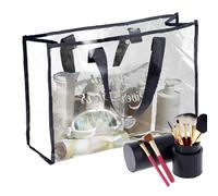 Borsa tote trasparente - Borsa a tracolla portatile in PVC trasparente approvata dallo stadio | Tracolla lunga, concerto, evento sportivo, viaggio, scuola, ufficio, ripostiglio, accessorio di