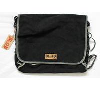 Borsa tracolla Blow by Smemoranda tascapane nero 100% cotone scuola tempo libero