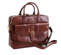 Borsa Tracolla Cartella Porta-Pc The Bridge 46333001 Uomo 100% Pelle Marrone