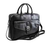 Borsa Tracolla Cartella Porta-Pc The Bridge 46333001 Uomo 100% Pelle Nero