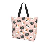 Borsa Tracolla Cute Cat Cats Borsa A Spalla Portatile Impermeabile Sacchetto Della Spesa Per Picnic Viaggi Casa