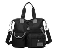 Borsa Tracolla Donna Borsa Grande Donna Capiente Verde Velluto Nylon Viaggio Borse Grandi Capienti Scuola Colorate Nera Da A In Tessuto Per Postino Postina Media Firmata Parto Shopping Spalla La