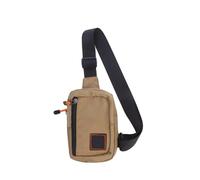 Borsa Tracolla Uomo Borse a tracolla for uomo Casual Oxford Borsa a piccola con cerniera semplice for telefono a Mini a laterale maschile(Khaki)