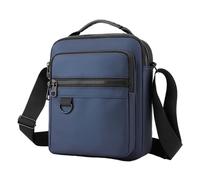 Borsa Tracolla Uomo Borse a tracolla messenger for uomo Borsa a Oxford piccola con cerniera casual a mini semplice for telefono a laterale maschile(Blue)