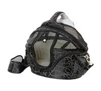 Borsa Tragica Flamingo Finchley De Luxe Nera Per Cani E Gatti Con Peluche