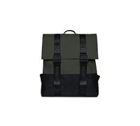 Rains MSN Zaino verde scuro, poliuretano, unisex, 15L