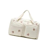 Borsa trapuntata con motivo alla moda per la mamma, ergonomica, con tracolla imbottita, per i neogenitori, pratica borsa quotidiana ben organizzata