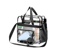 Borsa Trasparente 30*30*15 Cm,Borsa Trasparente Approvata Dallo Stadio,Borse A Mano Trasparenti Approvato Dallo Stadio,Clear Tote Bag,Adatto Per Impianti Sportivi, Centri Commerciali, Palestre, Ecc.