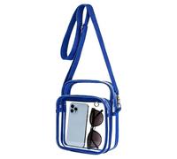 Borsa Trasparente Approvata Per Lo Stadio. Confezione Piccola Approvata Per | Piccola borsa trasparente per eventi, concerti, sport, baseball, calcio, scuola, lavoro, viaggi, shopping, spiaggia, piscina,