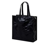 Borsa trasparente, borsa da spiaggia trasparente di grande capacità, borsa da spiaggia trasparente con tasche 42, Nero , Taglia unica per tutti