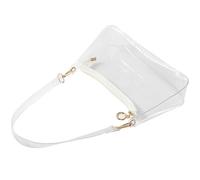 Borsa trasparente, borsa per stadio trasparente, Borsa per il trucco impermeabile con chiusura con cerniera, Forniture per organizzatori, pacchetto di archiviazione da viaggio portatile per chiavi, po