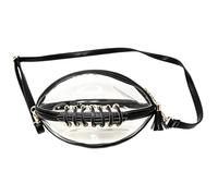Borsa trasparente da calcio a forma di stadio per la giornata di partita e | Borsa in PVC trasparente con tracolla regolabile per giorno di gioco, eventi stadio, concerti e partite di calcio