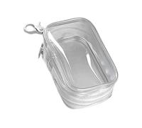 Borsa trasparente - organizzatore trasparente, borsa per la cultura da viaggio, borsa per cosmetici trasparente, borsa per il trucco impermeabile, borsa compatta approvata dallo stadio