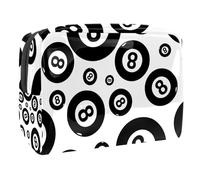 Borsa trasparente per cosmetici in PVC con cerniera per articoli da toeletta custodia portatile impermeabile per cosmetici borsa organizer in plastica per bagno in vacanza, farfalle fiori su pois