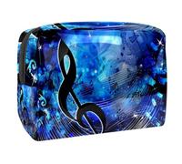 Borsa trasparente per cosmetici in PVC con cerniera per articoli da toeletta custodia portatile impermeabile per cosmetici borsa organizer in plastica per il bagno delle vacanze, turbinio galassia