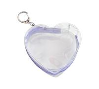 Borsa trasparente per esposizione figure con portachiavi, borsa portatile per bambole, custodia da trasporto, ciondoli per chiavi da collezione, tende sospese, custodia con cerniera per bambole da
