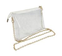Borsa Trasparente per lo Stadio Pochette Impermeabile Trasparente con | Pochette a Mano da Concerto per Festival Musicali Viaggi Appuntamenti Pendolarismo Vacanze Feste