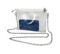 Borsa Trasparente per lo Stadio Pochette Impermeabile Trasparente con | Pochette a Mano da Concerto per Festival Musicali Viaggi Appuntamenti Pendolarismo Vacanze Feste