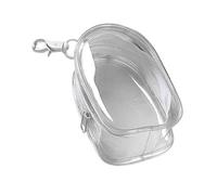 - Borsa trasparente per portachiavi, multiuso, antipolvere, con cerniera, per organizzare elettronici, cancelleria e piccoli oggetti, ideale per viaggi, D, Refer to description, Unisex