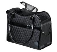 BORSA TRASPORTO AMINE NERA 18X29X37 CM RESISTENTE LEGGERA PRATICA MANIGLIE MULTI