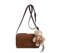 Borsa trasversale a ascelle alla moda fare lo shopping da viaggio con incontri (Brown)