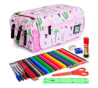 Borsa Triple Grafoplás Tropical con Materiale Scolastico Incluso