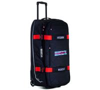 BORSA TROLLEY BORSONE SPORTIVO VIAGGIO SPARCO TOUR MARTINI COLORE NERO/ROSSO
