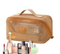 Borsa Trucchi Da Viaggio Pochette Organizer In Rete Con Manico
