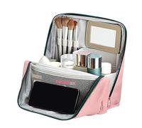 Borsa Trucchi Da Viaggio Portatrucchi Impermeabile Portatile Verticale Con | Borsa da Viaggio per Accessori da Toeletta Per Pennelli Rossetto Sopracciglia Viaggio d'Affari Vacanza Fitness P
