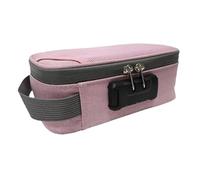Borsa Trucco Borsa portaoggetti con lucchetto a combinazione, custodia portatile da viaggio for uomo/donna, scatola for il trucco con lucchetto, borse for articoli da toeletta e bellezza Makeup Bag(Pi