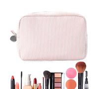 Borsa Trucco Da Viaggio Grande Pochette Estetica Con Zip Facilmente | Borsa Da Toeletta Portatile Ampia Capacità Per Donna Scuola Spiaggia Palestra Campeggio Outdoor Gite Vacanza Weekend