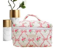 Borsa Trucco Floreale Organizer Viaggio Grande Capacità per Cosmesi e