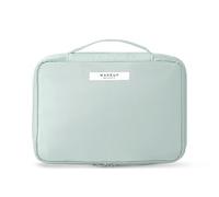 Borsa Trucco Professionale Borsa for il trucco for cosmetici da viaggio portatile donna for di grande capacità Impermeabile al vento per viaggio trucco organizzazione beauty(Green large)
