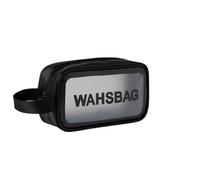 Borsa Trucco Professionale Borsa for il trucco for trasparente da viaggio impermeabile in PU for for lavaggio Scatola for cosmetici per viaggio trucco organizzazione beauty(Black small)