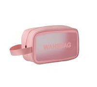 Borsa Trucco Professionale Borsa for il trucco for trasparente da viaggio impermeabile in PU for for lavaggio Scatola for cosmetici per viaggio trucco organizzazione beauty(Pink Medium)