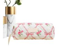 Borsa Trucco Trapuntata Organizer Viaggio Grande Capacità per Cosmesi e | Borsa Trucco Floreale Grande Capacità, Stoccaggio Multifunzionale, Per Toilette, Bagno, Doccia, Donne,